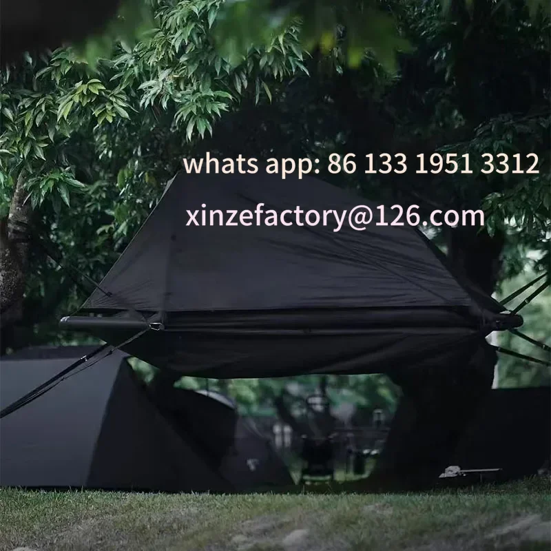 Customizable Hanging Shelter Inflatable Tent Outdoor Single Rain Protection Sun Protection Camping Hammock
