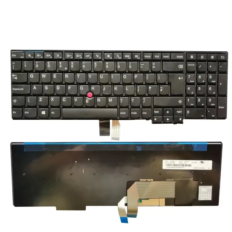 Klawiatura do laptopa RU/SP/AR/FR/GR/IT/TR/UK/JP/LA/BR do Lenovo T540/P T550 T560 L540 L560 L570 P50S E531 E540/P W540 W541 W550/S
