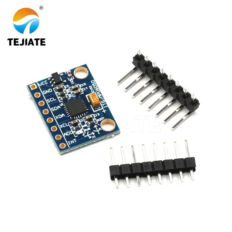 1PCS GY-521 MPU-6050 Triaxial Acceleration Sensor Module Gyroscope 6DOFModular Unit With Code Schematic