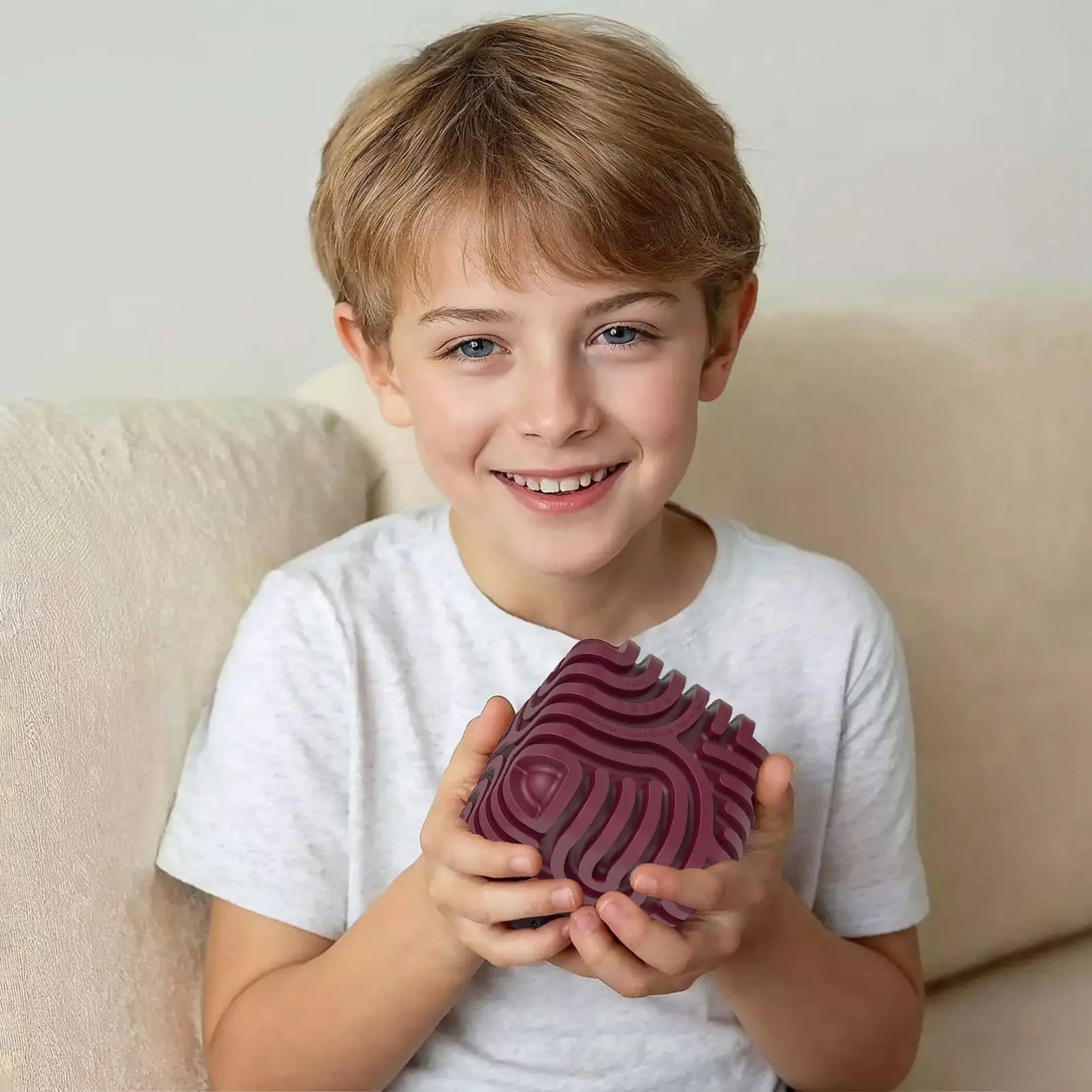 Planche d'activité sensorielle pour enfants, Cube en Silicone, motricité, jouet Montessori, relaxant, anti-Stress, tige en Silicone colorée, jouet de voyage, cadeaux