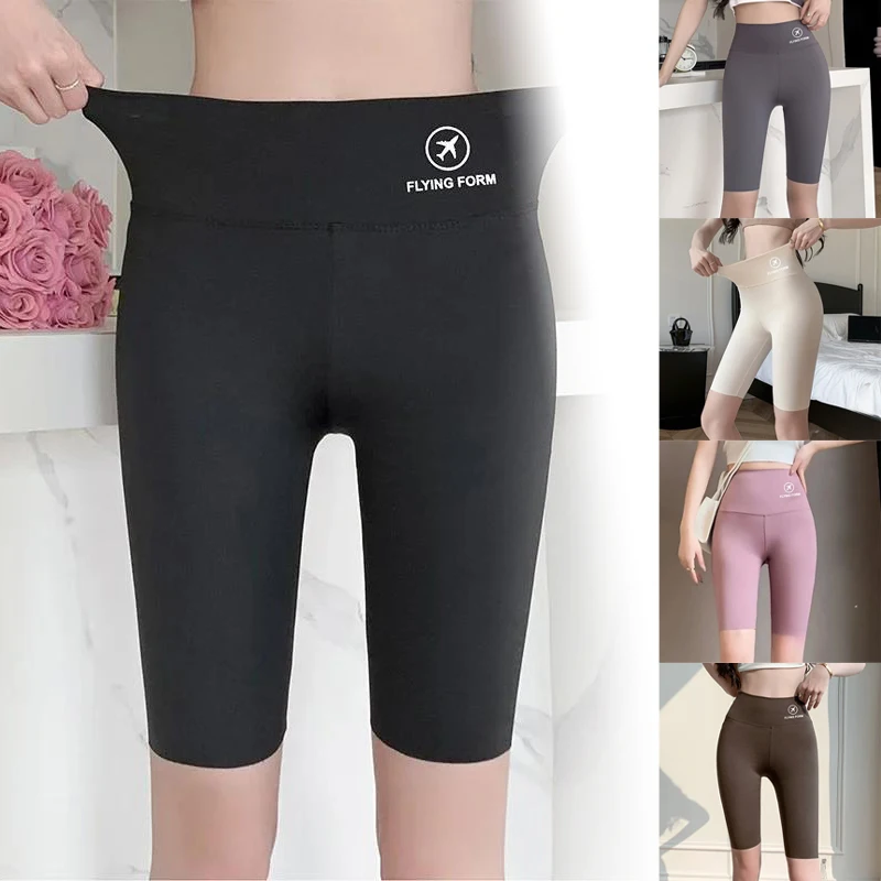 

Шорты для йоги с высокой талией, колготки с контролем живота, быстросохнущие леггинсы для спортзала, подтягивающие ягодицы, тренировочные штаны, эластичные женские брюки