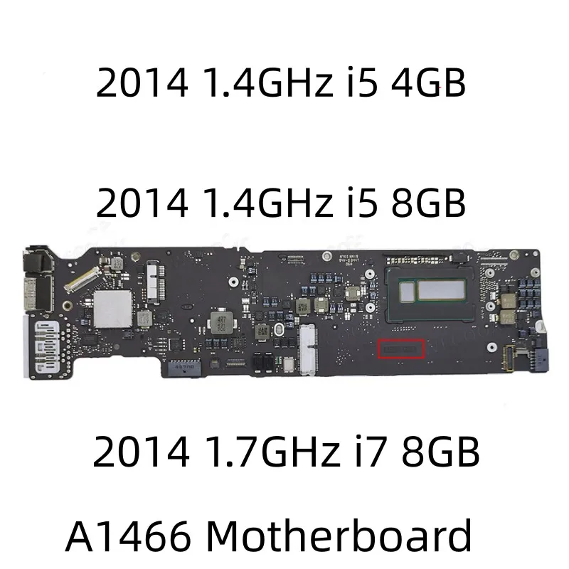 Imagem -03 - Placa-mãe A1466 Testada para Macbook Air 13 A1466 Cabo de Placa Lógica i5 i7 2gb 8gb 4gb 2010 2011 2012 20132023 Anos