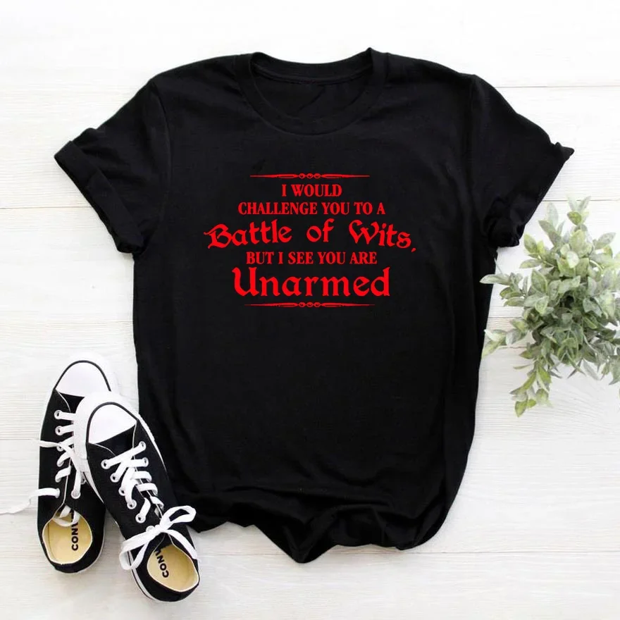 

I Would Challenge You To A T-shirt Summer Female Male Fashion Casual Loose Graphic Tshirts Cool Streetwear Camiseta Ropa Mujer