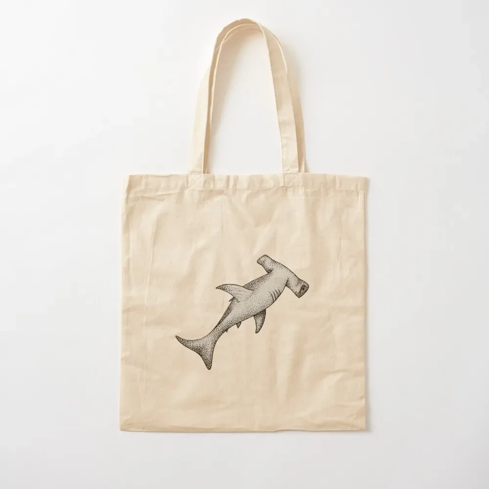 

Dotted Hammerhead Shark Tote Bag Women bags Women's tote bag Canvas Tote Bag