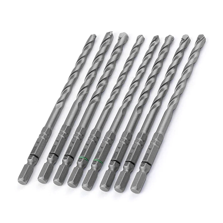 Brocas para azulejos e porcelana da série VESSEL APD (importado do Japão) para banheiro, cozinha, gesso, etc. Brocas helicoidais