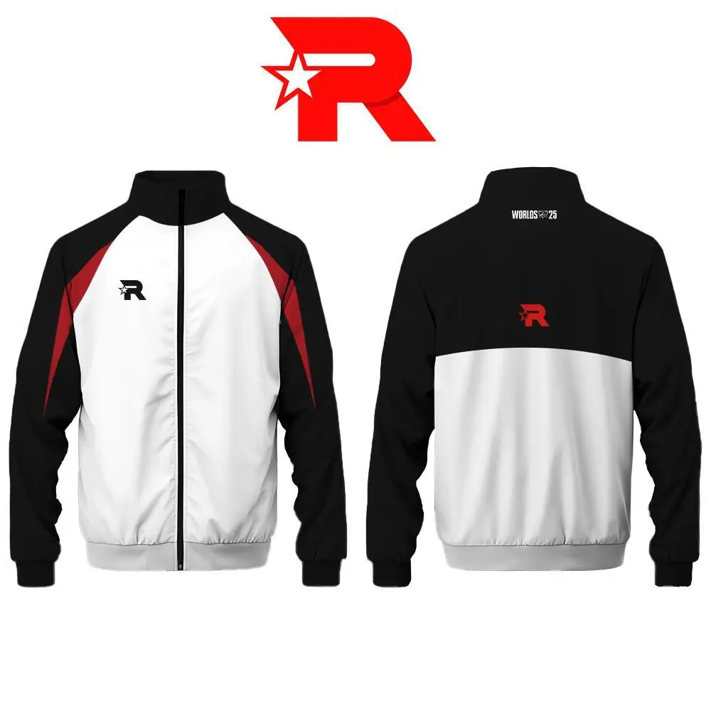 

KT Rolster Esports Team Jackets Jersey LCK 2025 World Championship Training Uniforms Men's Autumn/winter Zip-up Track Jacket
