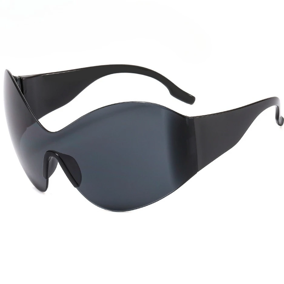

Fashion High-grade Sunglasses Summer Integrated Women's Frameless Sun Glasses Outdoor Sports Gift MJ0600