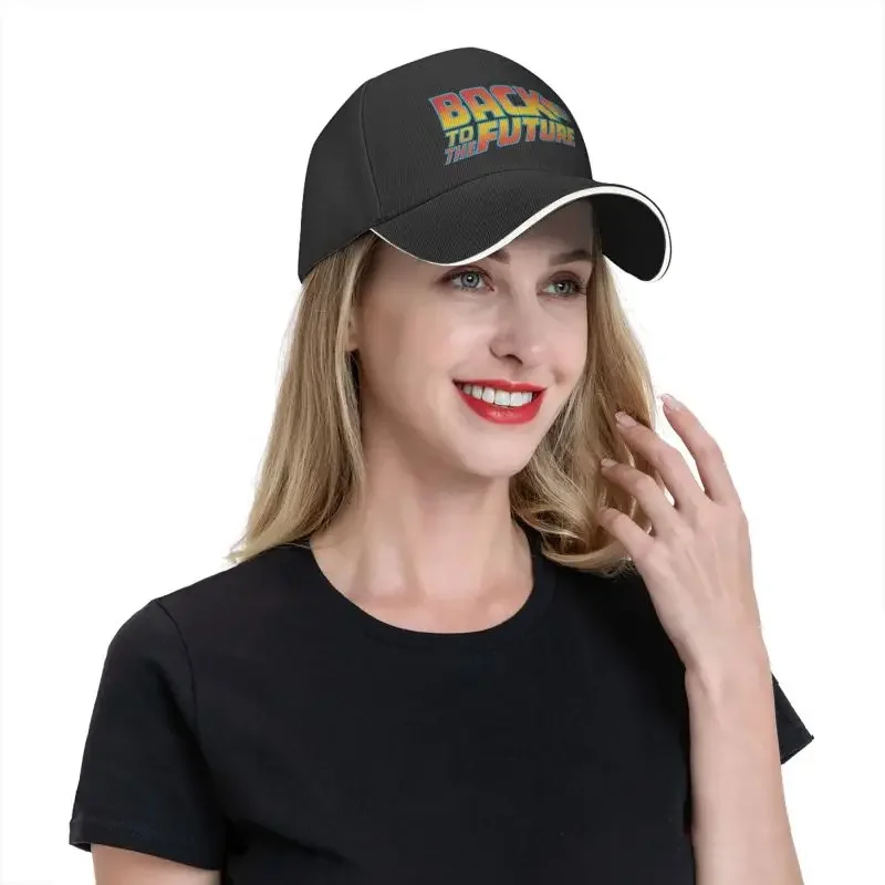 Fashion Retro Back To The Future Baseball Cap Men Women Custom Adjustable Unisex Marty Mcfly Hill Valley Dad Hat Outdoor