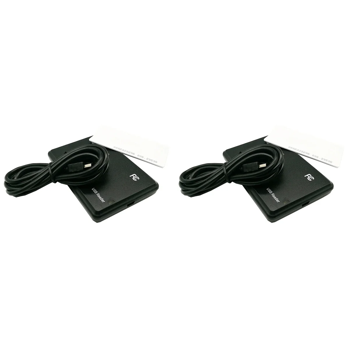 Lector de tarjetas inteligentes RFID BNVN-2X con puerto USB, tarjeta IC de 13,56 Mhz, sensibilidad sin contacto, sistema de ventana compatible con Linux