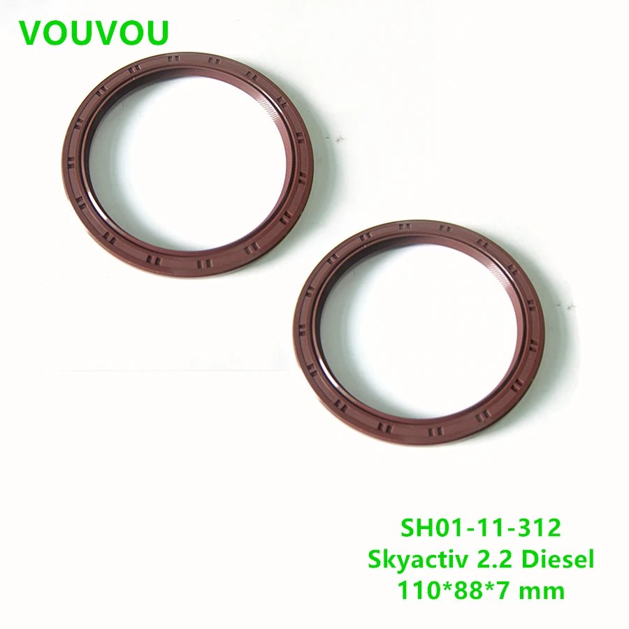 Car accessories SH01-11-312 skyactiv diesel engine wheel crankshaft oil seal for Mazda 3 BM BN CX5 KE KF Mazda 6 13-20 11-399
