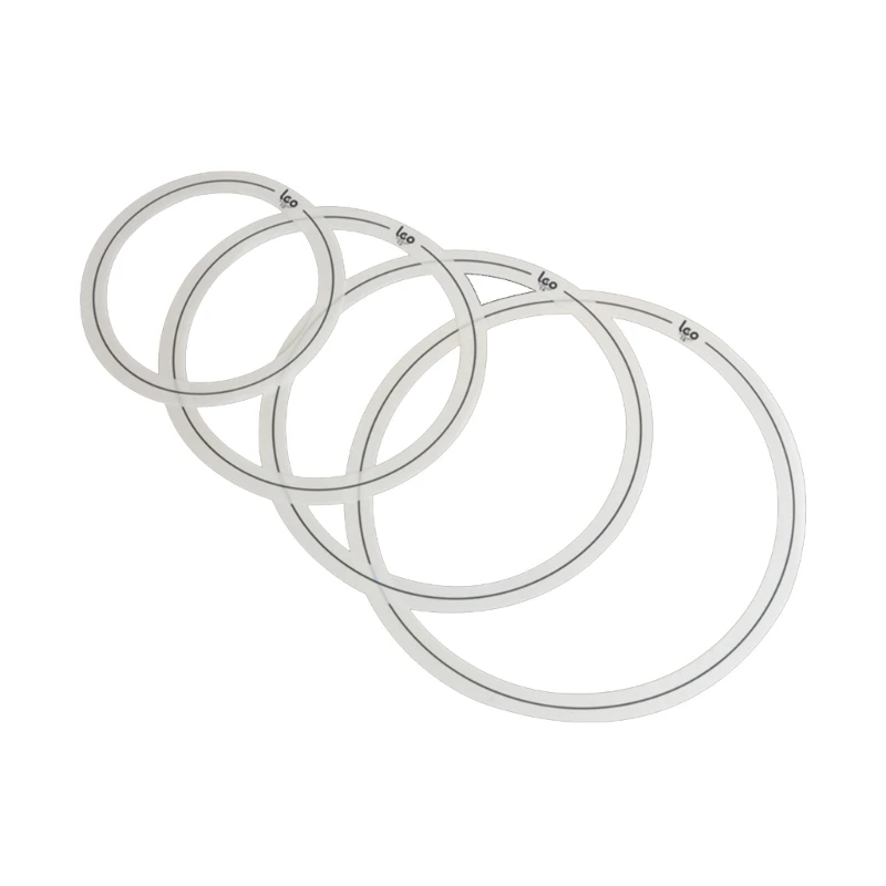 4 Pcs Drum Silencers Rings Drum Muffler Dampening Rings Non Slip Drum Sound Tone Control Rings for Mute Practice Durable