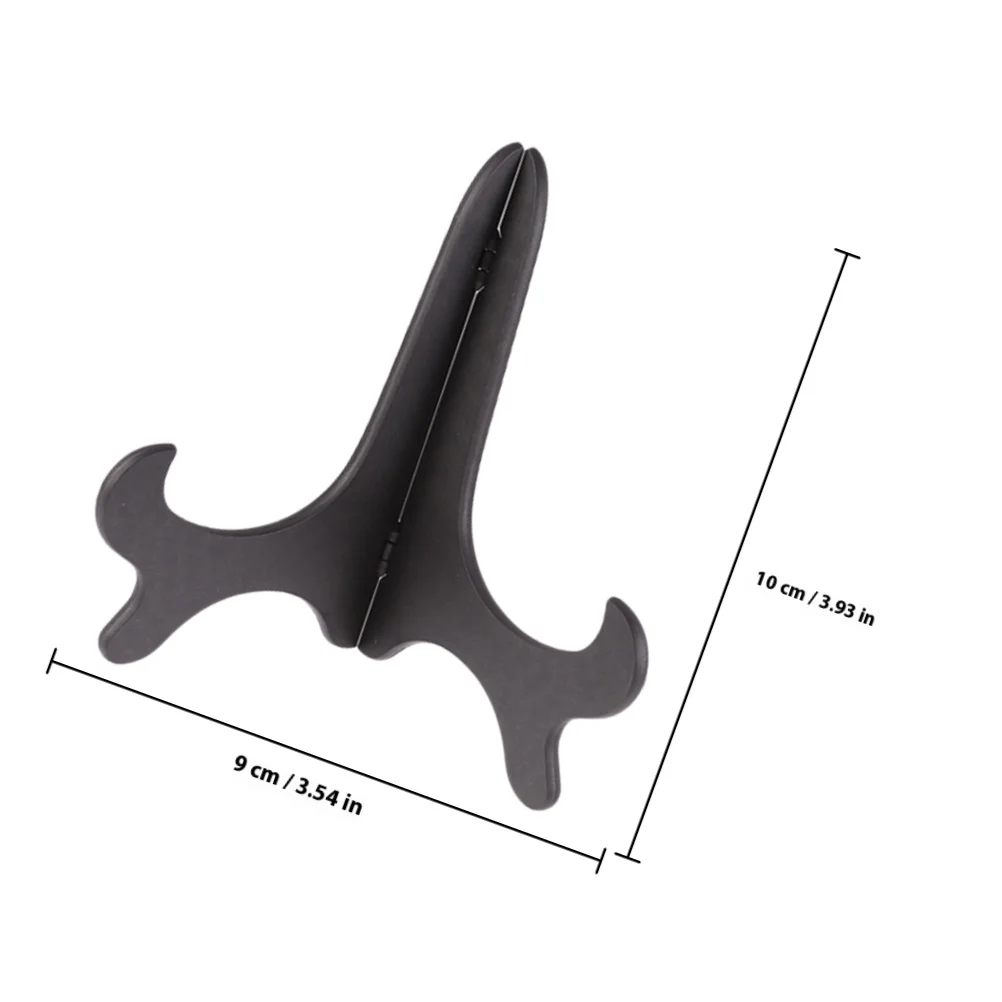 4Pcs Dish Display Stands Plastic Easel Stand for Photo Artwork Collector Plates Picture Frame Holder Minimalist Table Display