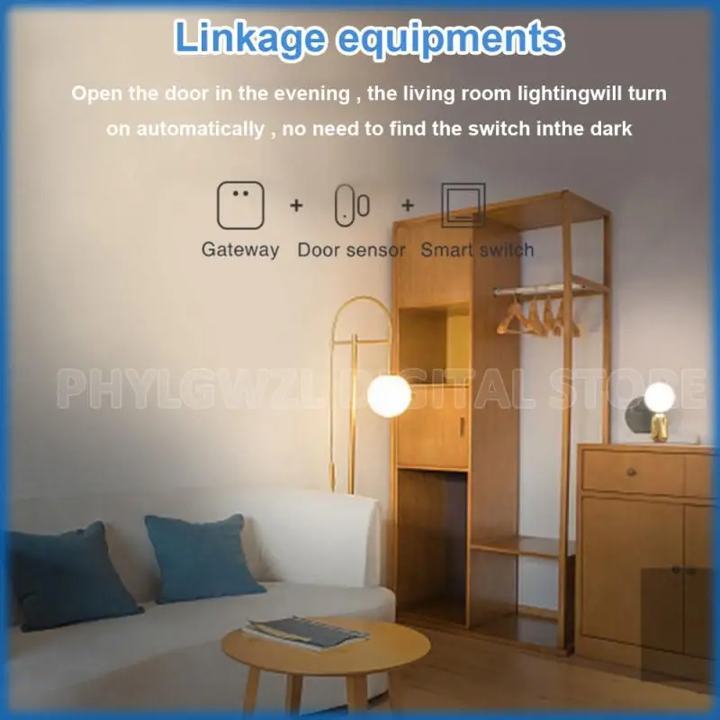 Tuya Smart Zigbee Deur Raam Sensor Smart Home Draadloze Deur Open Close Detectors App Afstandsbediening Alarm Werk Met Alexa Google Home