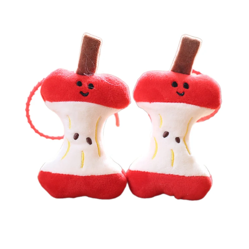 Porte-clés en peluche en forme de petits os mignons, pendentif de dessin animé doux, porte-clés de voiture, décor de sac à dos, 1 pièce