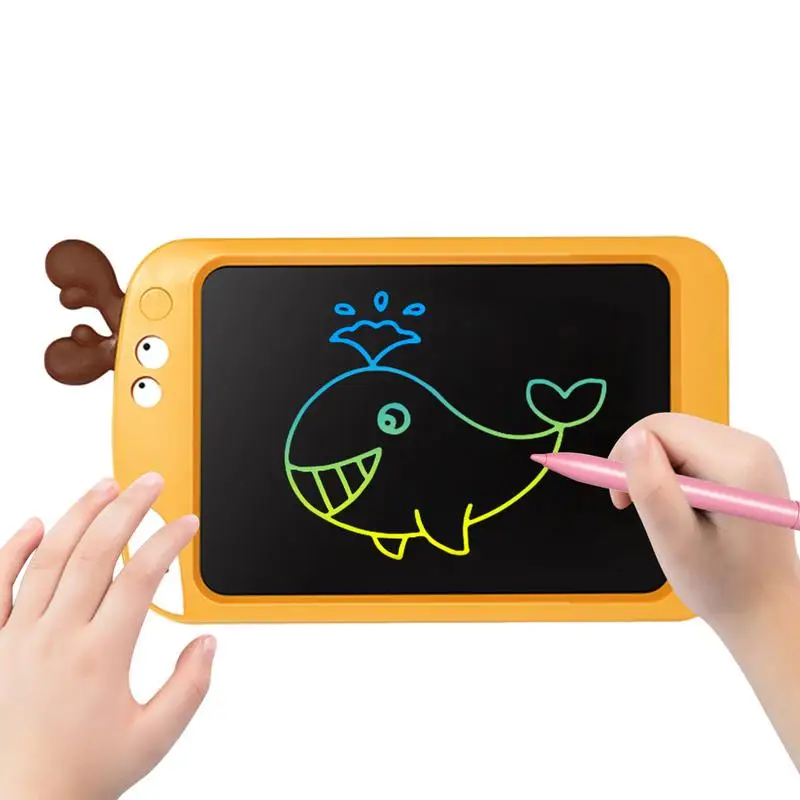 Drawing Tablets For Kids Lockable Writing Pad 10in Erasable LCD Drawing Tablet Preschool Toys Toddler Drawing Board Toy