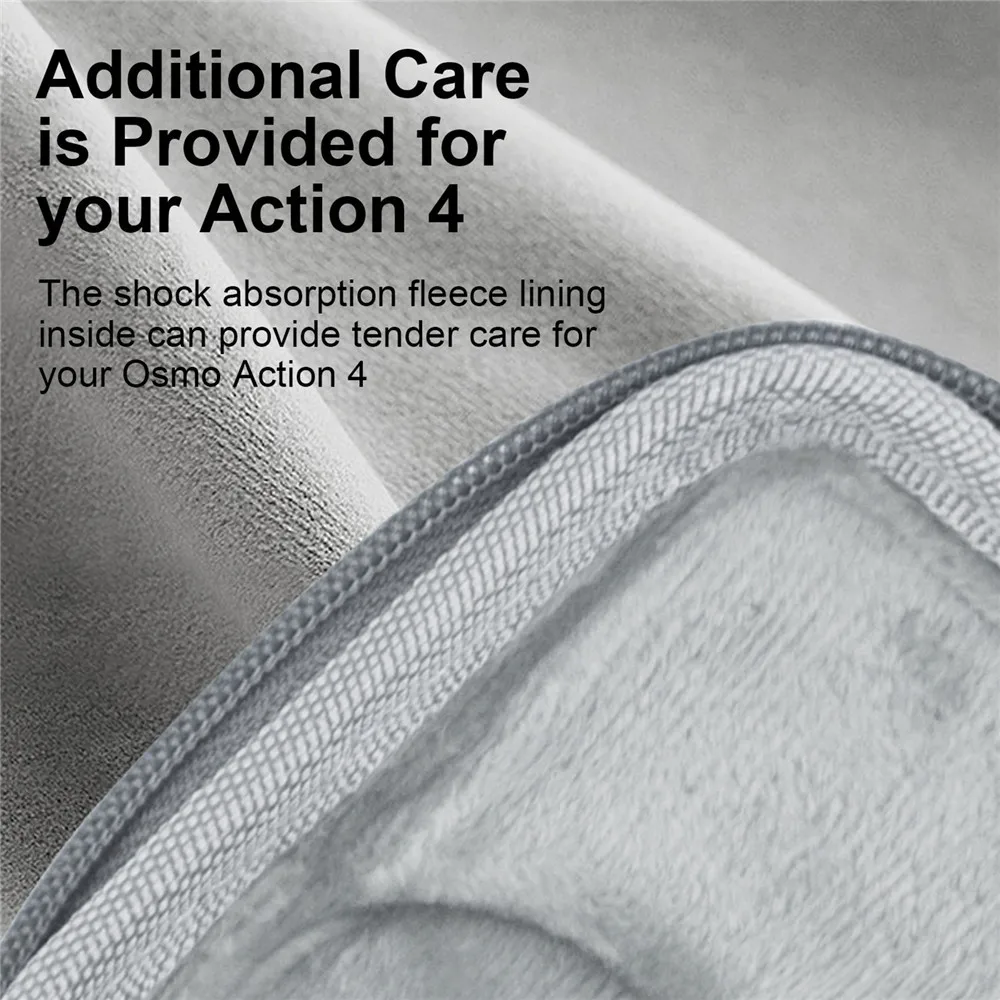 Mini funda protectora de viaje de carcasa dura, bolsa de almacenamiento de Shockprooof, bolsa de palma para DJI Osmo Action 4/3, estuche de transporte