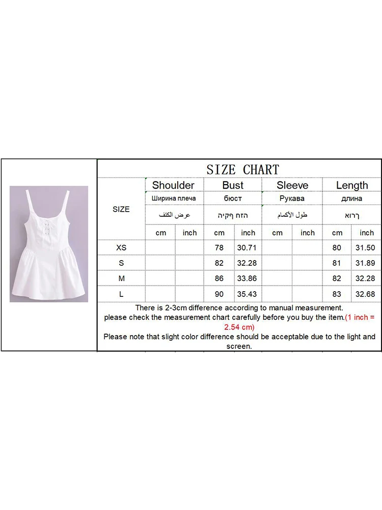 TRAF Women V-Neck Bow Tie Lace-Up Mini Dress Famale Elegant Sleeveless Holiday Boho Sweet Dresses Office Vestidos