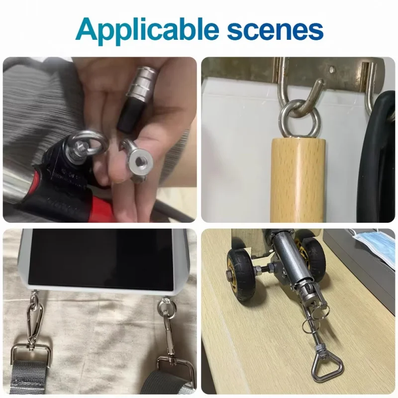 Nakrętki z uchem do podnoszenia pierścieni/nakrętki z uchem do podnoszenia trójkątnego Pierścienie z gwintem trapezowym Pasują do śrub uchwytowych M3M4M5M6M8M10 M12 M14 M16 M18 M20 M24