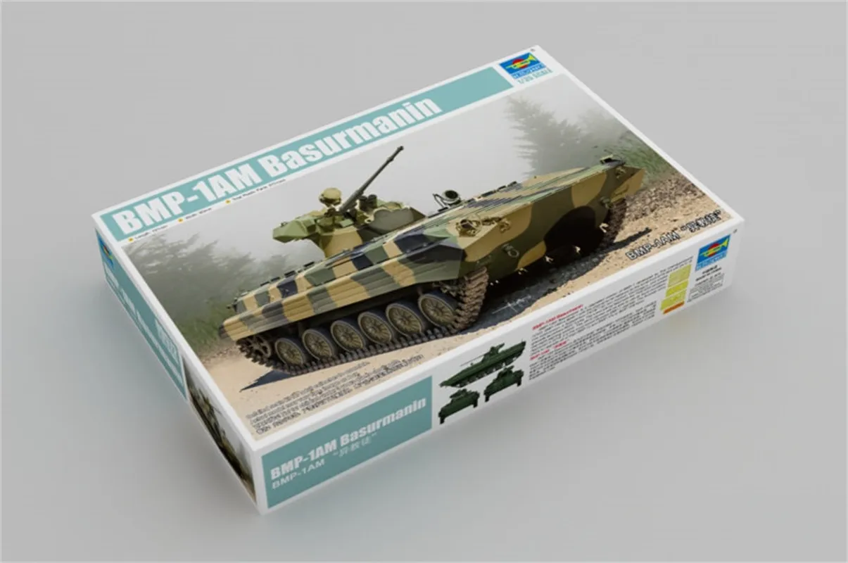 

Трубач, масштаб 1/35, BMP-1AM Basurmanin, военная пластиковая сборная модель # 09572