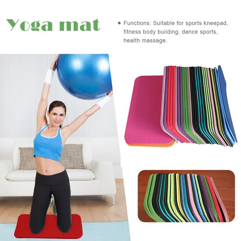 Mini Yoga Mat Knee Pad Non-slip Anti Slip Moisture-resistant Yoga Mats For Plank Pilates Exercise Sports Gym Fitness