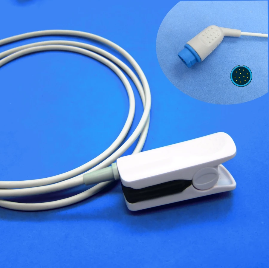 

Reusable adult finger soft spo2 sensor For new tech NT3A NT3B patient monitor