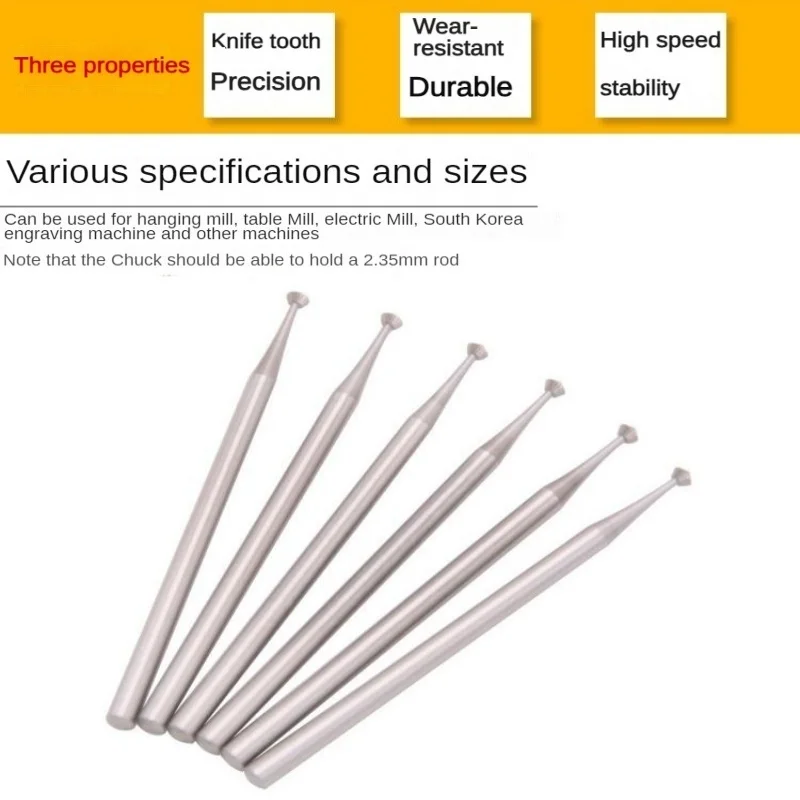 Burs for Gem Setting,Dental Drill Bur for Jewelry Polishing & Engraving Tools Set thick ufo shape