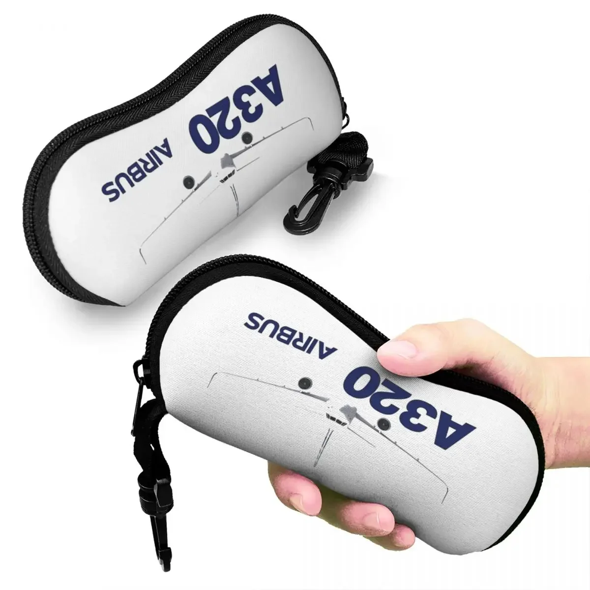 Airbus A320 Glasses Case Convenient Accessories Aviation Airplane Airport Glasses Protector Print Glasses Box