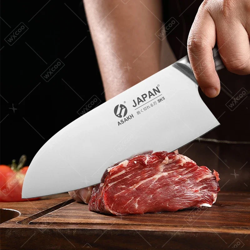 WXCOO High-carbon Forged Meat Fruit Slicing Knife Multi Chef's Knives Japanese Kitchen Knives Sharp Stainless Steel Boning Knife