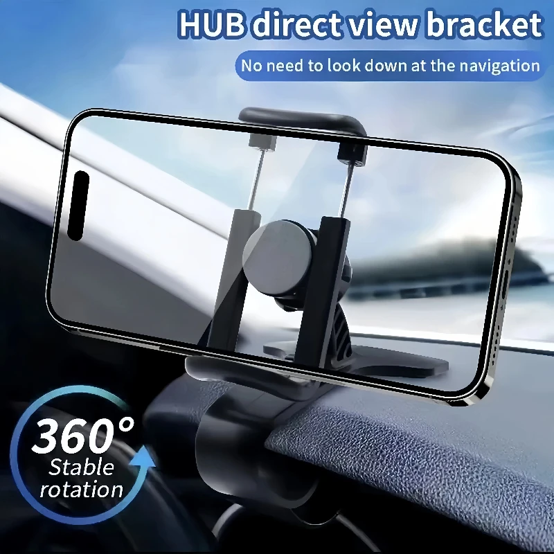 

Telephone Holder Car Dashboard Clip-on Mount Car Phone Holder Universal Auto Cellphone Bracket Support For All Mobile Phone