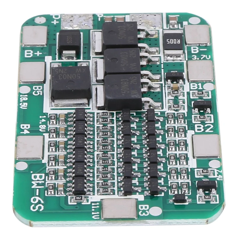 3X 6S 15A 24V PCB BMS Charger Protection Board For 6 18650 Li-Ion Lithium Battery Cell Module DIY Kit