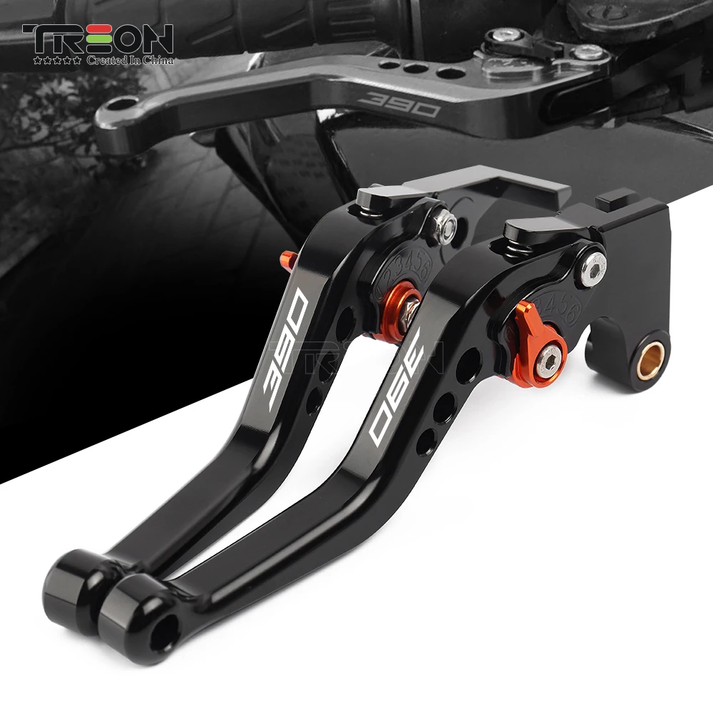 2023 New CNC Aluminum Short Adjustable Brake Clutch Levers For KTM DUKE 390 duke390 2019 2020 2021 Motorcycle Accessories