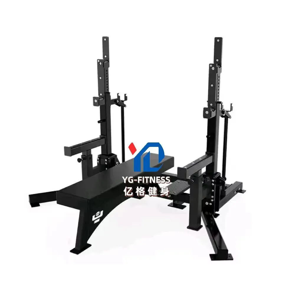 YG-4105  Professional  Competition Combo Rack  Home and Gym Use Squat Rack Bench Press Combo  Support Customization