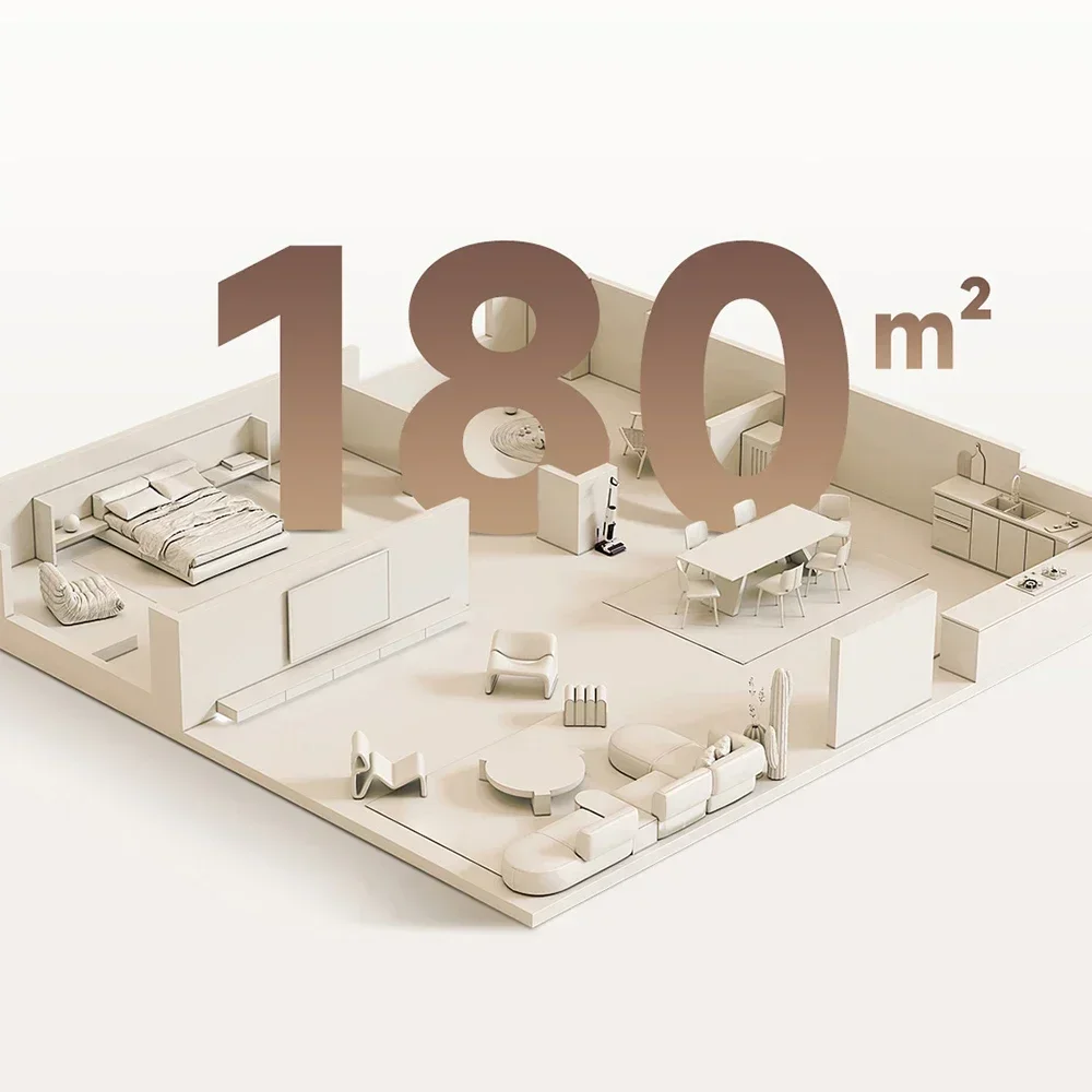 XIAOMI MIJIA Wireless  Floor Washer 4C Wet and Dry Vacuum Cleaner for Home Self Cleaning Crawler Roller Brush Mopping