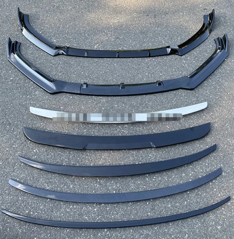 Car front lip  Carbon fiber front lip  front bumper with lips  For A3 S3 A4 S4 A5 S5 A6 S6 A7 S7 A8 S8