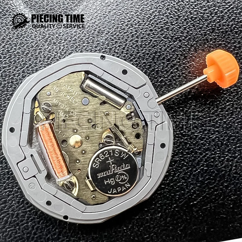 Movement Fit For 1M12 LTD Quartz Watch Movement Date at 3' Brand New Replace 6M12 With Stem Replacement Repair