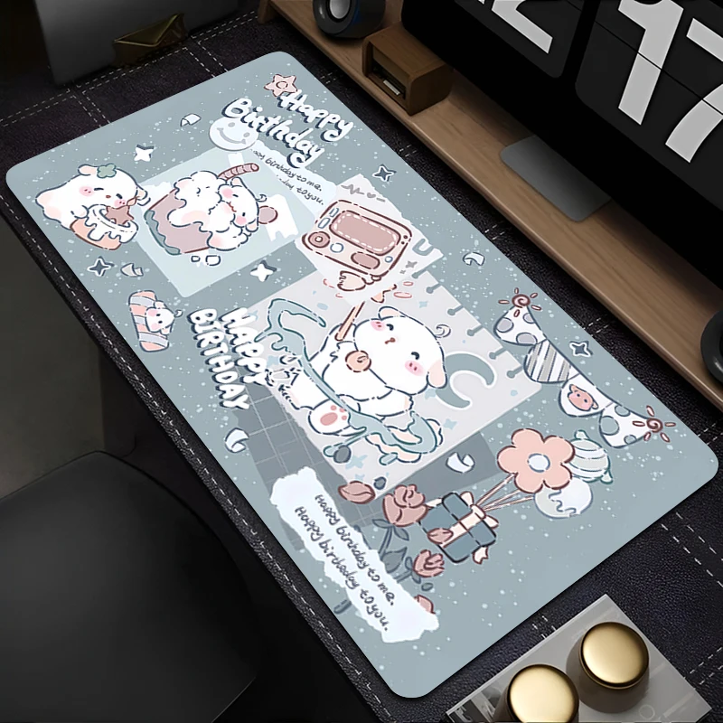 

Mouse Pad PC Accessories Keyboard Pad Office Anime Dog Desk Mat Anti Slip Cartoon Mousepad Rubber Tablet Pad Gaming Extended Pad