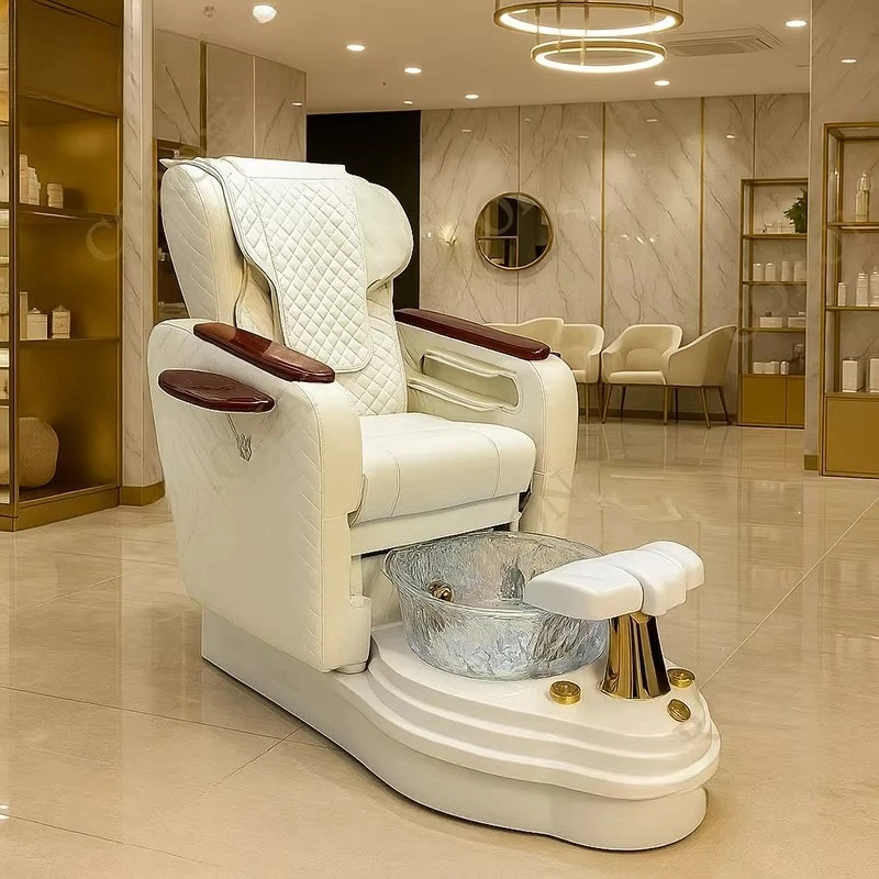 

Professional Beauty Nail Salon Furniture Pedicure Spa Chair with Foot Bath