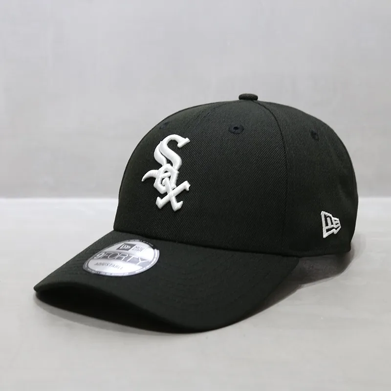cappellino-da-baseball-new-era-con-visiera-rigida-logo-grande-modello-sox-chicago-casual-con-parte-superiore-arrotondata-cappello-estivo-da-viaggio