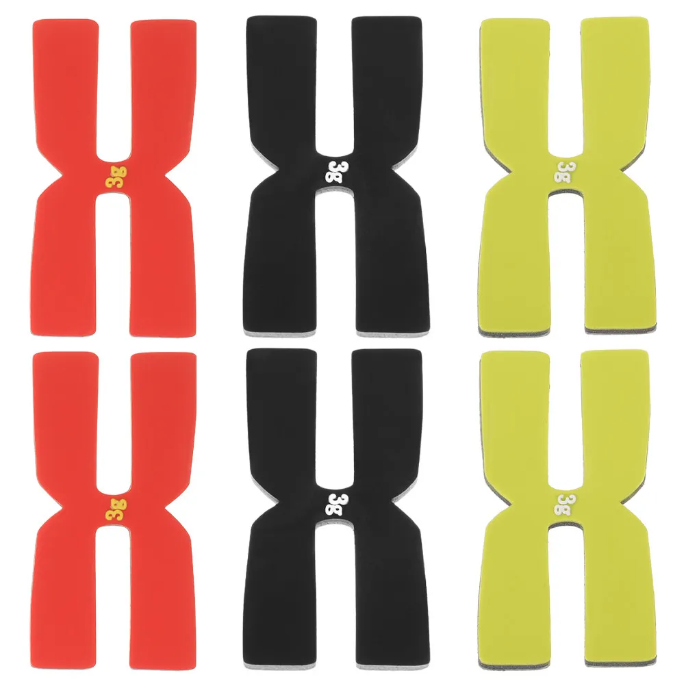 

6Pcs Tennis Racket Weighted Strips H-Shaped Silicone Balance Pads for Enhanced Stability Power Control and Performance All Skill