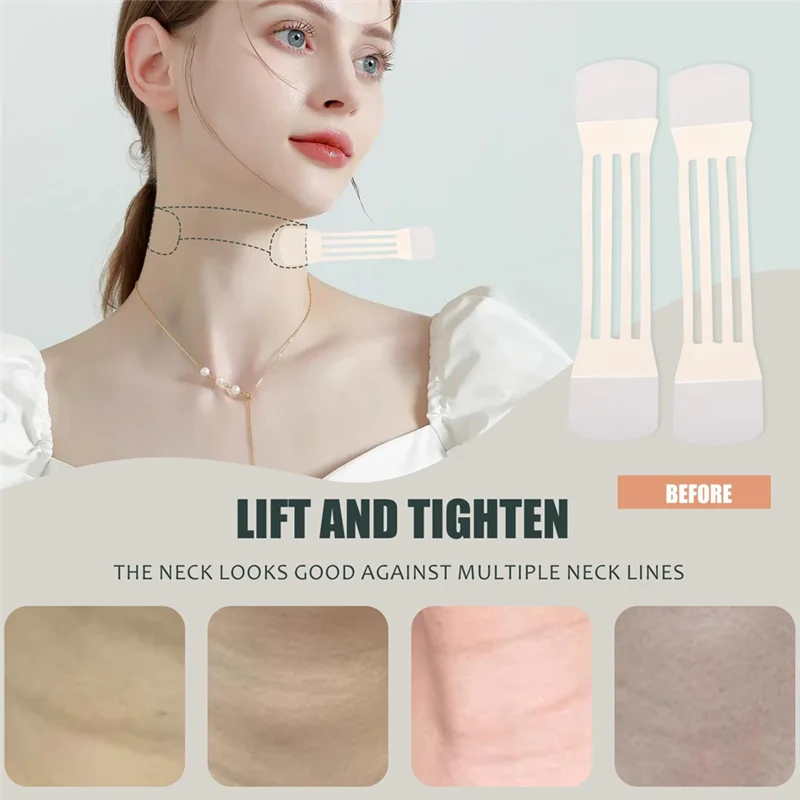 -ЭТР ленты для подтяжки шеи, полоски для мгновенного коррекции шеи, против морщин, пластырь для шеи, лифтинг наклеек для подтяжки шеи
