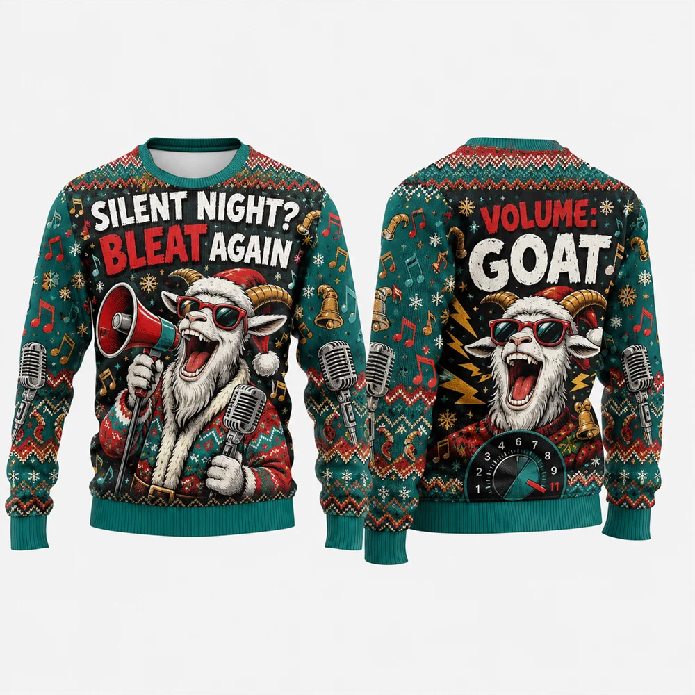 เสื้อสเวตเตอร์คริสต์มาสลายแพะต - 3D Printing Xmas บทวิจารณ์และราคา