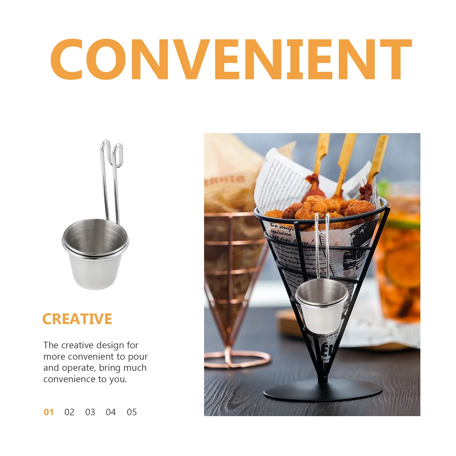 

2 pcs Stainless Steel Sauce Cup Smooth Easy Clean Corrosion Resistant Dipping Bowl For Home Restaurant Hotel Kitchen Supplies