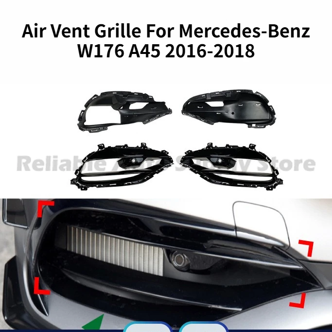 

Для Mercedes-Benz A-Class W176 A45 2016-18 AMG решетка передняя планка трендовые аксессуары для модификации воздушного ножа