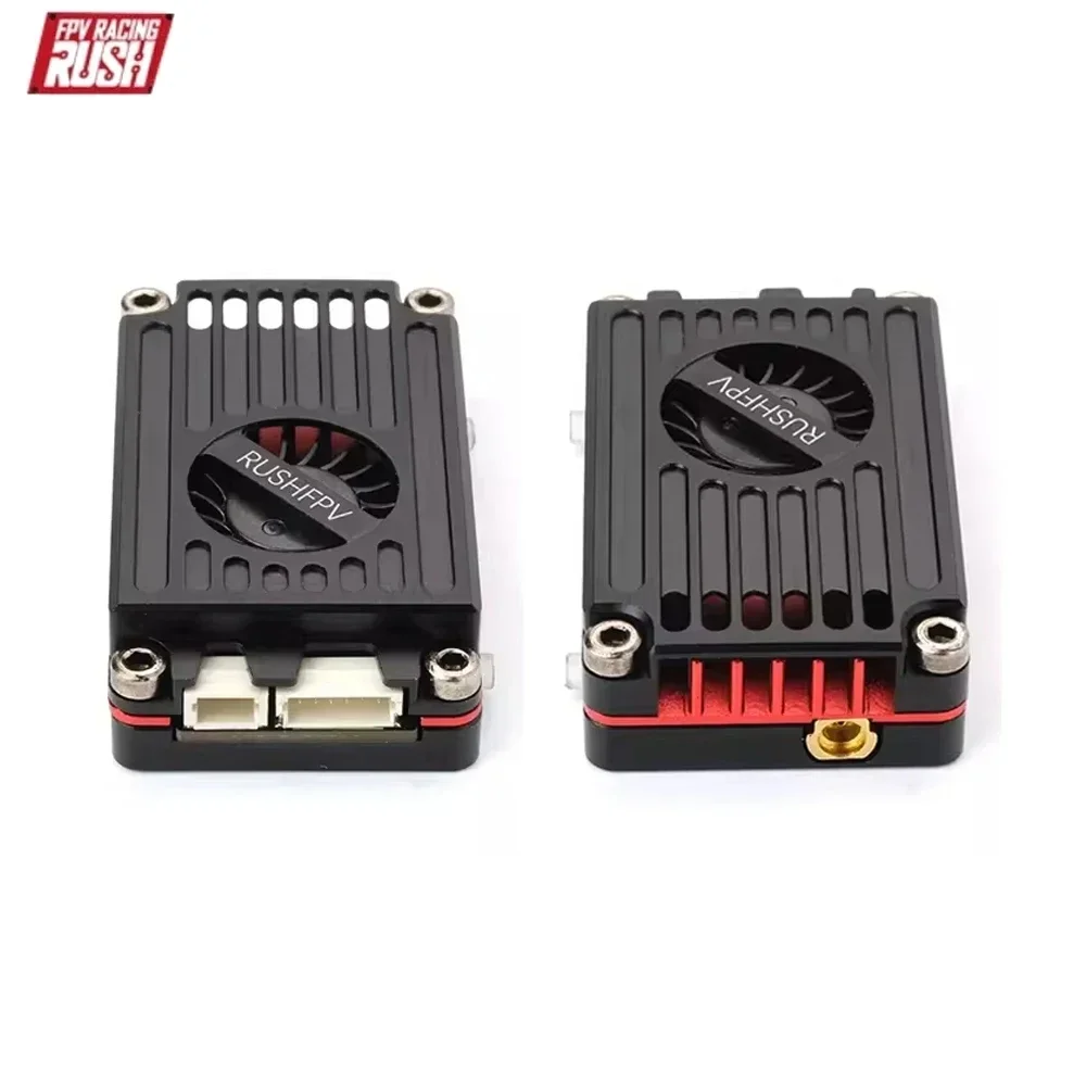 جهاز إرسال فيديو RUSH TANK MAX SOLO VTX 2.5W عالي الطاقة VTX 48CH مع غلاف CNC لطائرات بدون طيار RC FPV طويلة المدى ذات الأجنحة الثابتة