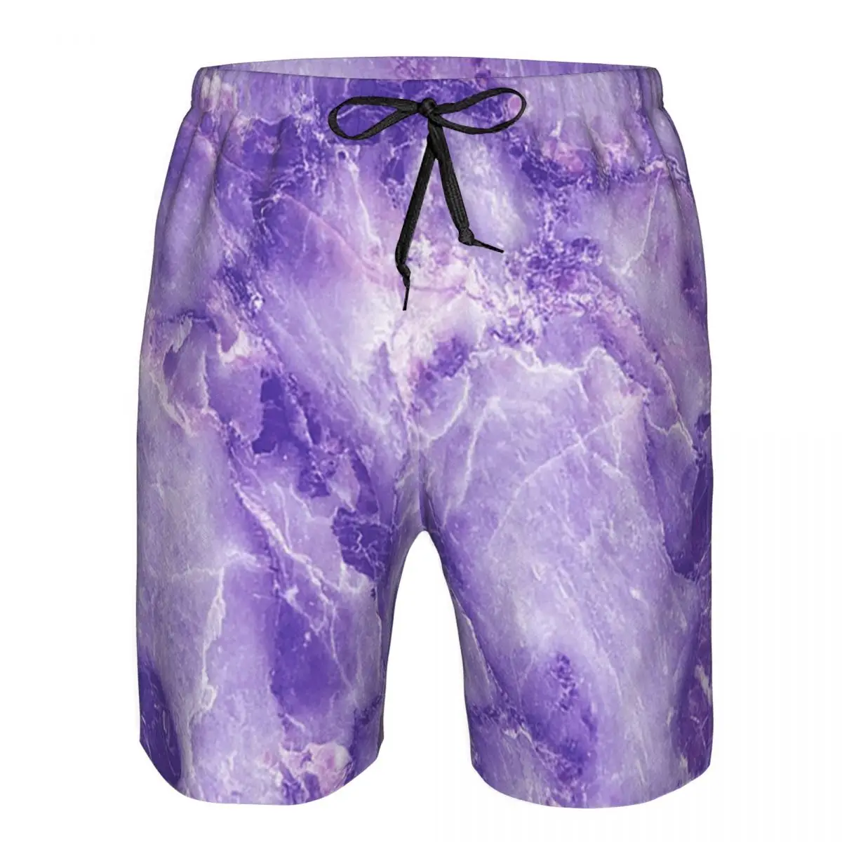 MARBLE - PURPLE Trunks Beach Board Shorts Casual Quick Dry Swimming Summer Men Pants