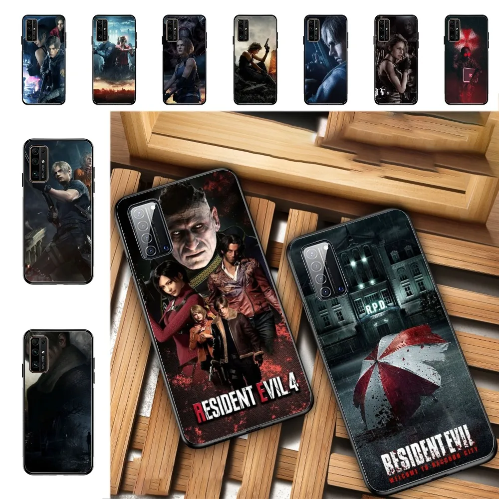 R-resident Game E-evil Phone Case For Huawei Honor 10 Lite 9 20 7A 9X 30 50 60 70 Pro Plus Soft Silicone Cover