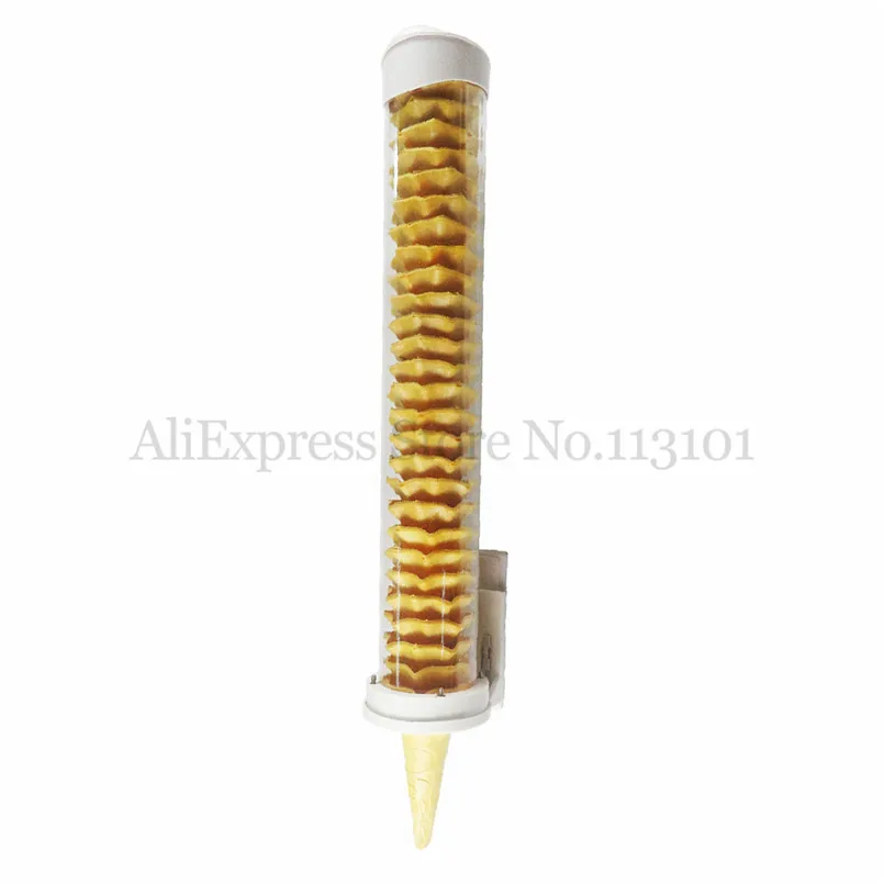 Long Ice Cream Cones Barrel Holder Ice Cream Machine Replacement Part Commercial Icecream Cone Stand Barrel Legnth 55cm