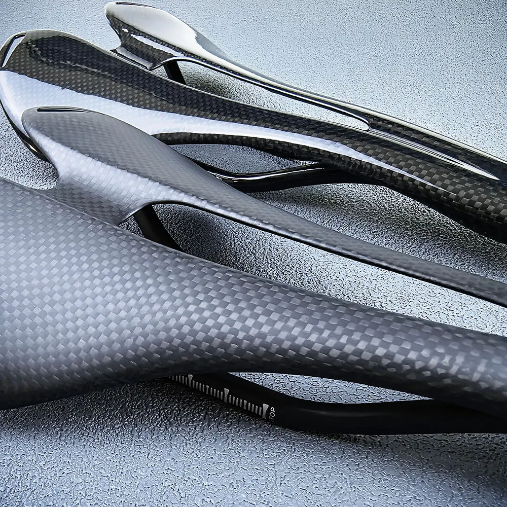 T800 Full Carbon Saddle MTB/Road Bicycle Carbon Fiber Ultralight Saddle Bike Saddle Carbon Fiber Riding Seat Cushion BicycleSeat