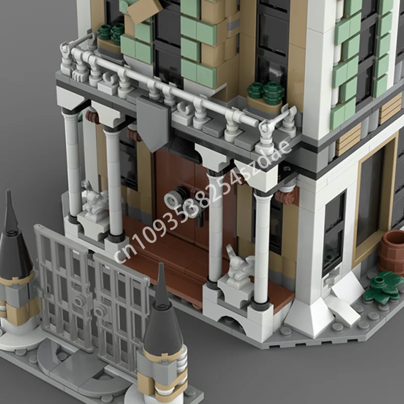 1252PCS Moc Haunted Mansion Architecture Model Building Blocks DIY Creative Assembly Bricks Kids Holiday Gift