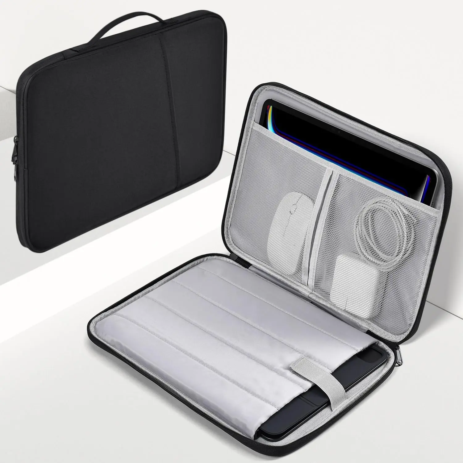 

9-11 inch iPad Sleeve Case, Travel Carrying Bag for 11-inch iPad Pro M4 & iPad Air M2 M3(2025), iPad 11-in A16 Handle Bag Cover
